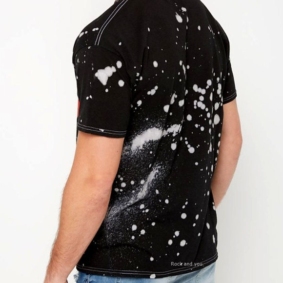 Rolling Stones Spikey Lick Bleach T-Shirt 2XL NWT - Picture 3 of 3